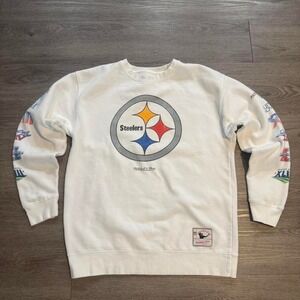 Mitchell & Ness Pittsburgh Steelers Super Bowl Champions Crewneck - Size Large